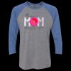Unisex Triblend Three-Quarter Raglan T-Shirt Thumbnail