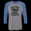 Unisex Triblend Three-Quarter Raglan T-Shirt Thumbnail