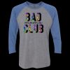 Unisex Triblend Three-Quarter Raglan T-Shirt Thumbnail