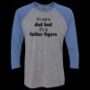 Unisex Triblend Three-Quarter Raglan T-Shirt Thumbnail