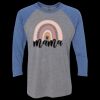 Unisex Triblend Three-Quarter Raglan T-Shirt Thumbnail