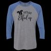 Unisex Triblend Three-Quarter Raglan T-Shirt Thumbnail