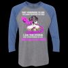 Unisex Triblend Three-Quarter Raglan T-Shirt Thumbnail