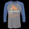 Unisex Triblend Three-Quarter Raglan T-Shirt Thumbnail