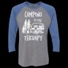 Unisex Triblend Three-Quarter Raglan T-Shirt Thumbnail