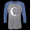 Unisex Triblend Three-Quarter Raglan T-Shirt Thumbnail