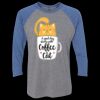Unisex Triblend Three-Quarter Raglan T-Shirt Thumbnail