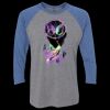 Unisex Triblend Three-Quarter Raglan T-Shirt Thumbnail