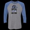 Unisex Triblend Three-Quarter Raglan T-Shirt Thumbnail