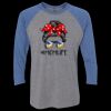 Unisex Triblend Three-Quarter Raglan T-Shirt Thumbnail