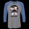 Unisex Triblend Three-Quarter Raglan T-Shirt Thumbnail