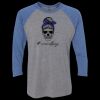 Unisex Triblend Three-Quarter Raglan T-Shirt Thumbnail