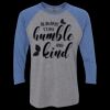 Unisex Triblend Three-Quarter Raglan T-Shirt Thumbnail