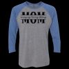 Unisex Triblend Three-Quarter Raglan T-Shirt Thumbnail