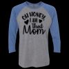 Unisex Triblend Three-Quarter Raglan T-Shirt Thumbnail