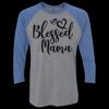 Unisex Triblend Three-Quarter Raglan T-Shirt Thumbnail