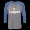 Unisex Triblend Three-Quarter Raglan T-Shirt Thumbnail
