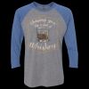 Unisex Triblend Three-Quarter Raglan T-Shirt Thumbnail