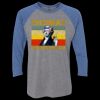 Unisex Triblend Three-Quarter Raglan T-Shirt Thumbnail