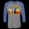 Unisex Triblend Three-Quarter Raglan T-Shirt Thumbnail