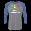 Unisex Triblend Three-Quarter Raglan T-Shirt Thumbnail