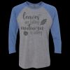 Unisex Triblend Three-Quarter Raglan T-Shirt Thumbnail
