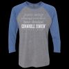 Unisex Triblend Three-Quarter Raglan T-Shirt Thumbnail