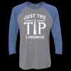 Unisex Triblend Three-Quarter Raglan T-Shirt Thumbnail