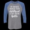 Unisex Triblend Three-Quarter Raglan T-Shirt Thumbnail