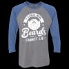 Unisex Triblend Three-Quarter Raglan T-Shirt Thumbnail