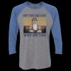 Unisex Triblend Three-Quarter Raglan T-Shirt Thumbnail