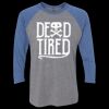 Unisex Triblend Three-Quarter Raglan T-Shirt Thumbnail