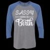 Unisex Triblend Three-Quarter Raglan T-Shirt Thumbnail
