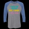 Unisex Triblend Three-Quarter Raglan T-Shirt Thumbnail