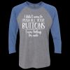 Unisex Triblend Three-Quarter Raglan T-Shirt Thumbnail