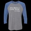 Unisex Triblend Three-Quarter Raglan T-Shirt Thumbnail
