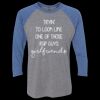Unisex Triblend Three-Quarter Raglan T-Shirt Thumbnail