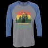 Unisex Triblend Three-Quarter Raglan T-Shirt Thumbnail