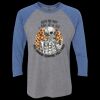 Unisex Triblend Three-Quarter Raglan T-Shirt Thumbnail