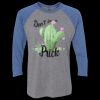 Unisex Triblend Three-Quarter Raglan T-Shirt Thumbnail