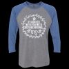 Unisex Triblend Three-Quarter Raglan T-Shirt Thumbnail