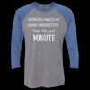 Unisex Triblend Three-Quarter Raglan T-Shirt Thumbnail