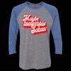 Unisex Triblend Three-Quarter Raglan T-Shirt Thumbnail