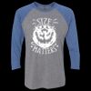 Unisex Triblend Three-Quarter Raglan T-Shirt Thumbnail