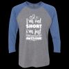 Unisex Triblend Three-Quarter Raglan T-Shirt Thumbnail