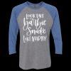 Unisex Triblend Three-Quarter Raglan T-Shirt Thumbnail