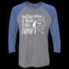 Unisex Triblend Three-Quarter Raglan T-Shirt Thumbnail