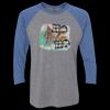 Unisex Triblend Three-Quarter Raglan T-Shirt Thumbnail