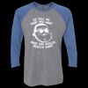 Unisex Triblend Three-Quarter Raglan T-Shirt Thumbnail