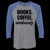 Unisex Triblend Three-Quarter Raglan T-Shirt Thumbnail